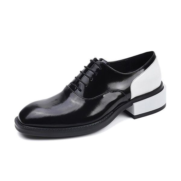 shoes formal mens business lace up block heels wedding genuine leather dress shoes male fashion colors mixed office work, Black
shoes formal mens business lace up block heels wedding genuine leather dress shoes male fashion colors mixed office work, Black
