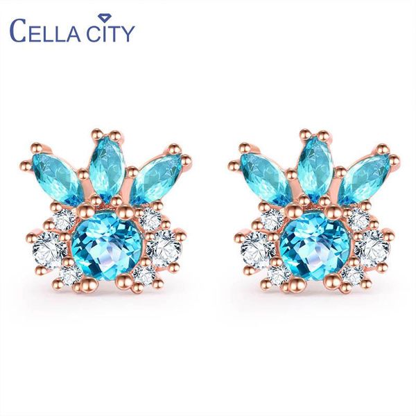 stud cellacity aquamarine earrings for women silver 925 ear studs fine jewelry with gemstones zircon rose gold color pineapple, Golden;silver
stud cellacity aquamarine earrings for women silver 925 ear studs fine jewelry with gemstones zircon rose gold color pineapple, Golden;silver