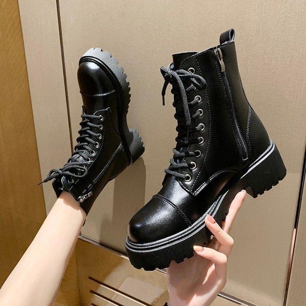 2020 boots women leather shoes for winter warm boots fashion shoes woman casual autumn leather botas mujer female ankle, Black
2020 boots women leather shoes for winter warm boots fashion shoes woman casual autumn leather botas mujer female ankle, Black