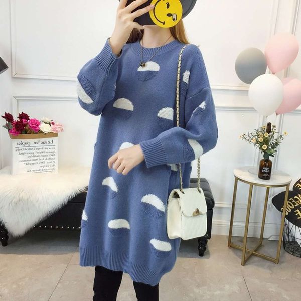 suit and autumn winter fashion sweater medium length undershirt materni drs, White
suit and autumn winter fashion sweater medium length undershirt materni drs, White