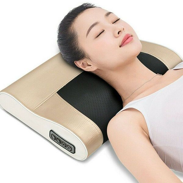 electric head neck massage pillow kneading shiatsu massager shoulder pain relief 
electric head neck massage pillow kneading shiatsu massager shoulder pain relief
