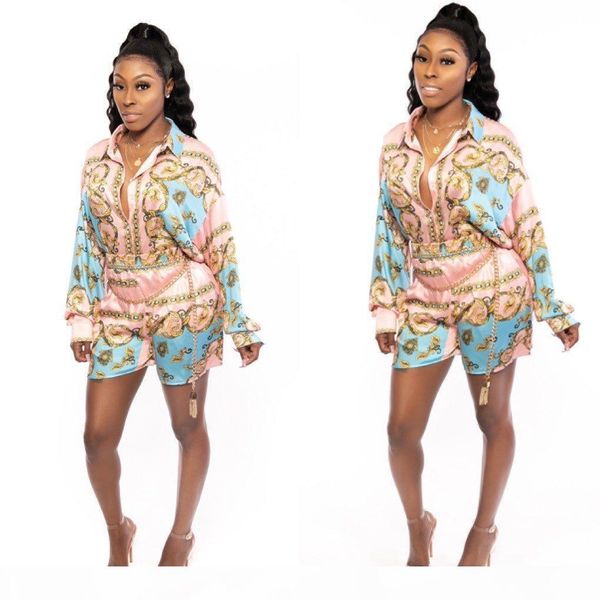 new arrived florals pattern printed pink and yellow lady shirt sets two pieces long sleeves long shirt and shorts nightclub party outfits a, White
new arrived florals pattern printed pink and yellow lady shirt sets two pieces long sleeves long shirt and shorts nightclub party outfits a, White