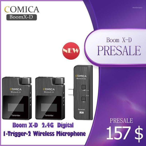 comica boomx-d d1 d2 uc1 uc2 2.4g digital 1-trigger-2 wireless microphone with transmitter & receiver clip-on microphone presale1
comica boomx-d d1 d2 uc1 uc2 2.4g digital 1-trigger-2 wireless microphone with transmitter & receiver clip-on microphone presale1