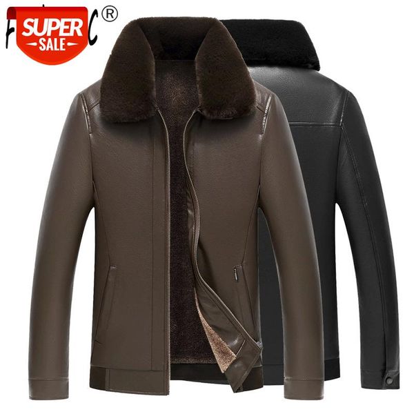 men's leather 2019 winter business new fur collar zipper plus velvet middle-aged pu leather casual padded jacket warm #jn25
men's leather 2019 winter business new fur collar zipper plus velvet middle-aged pu leather casual padded jacket warm #jn25