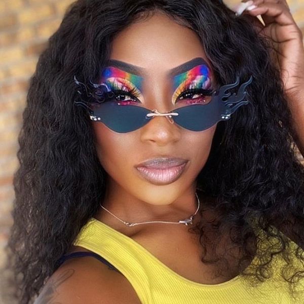 chic flame pink blue mirror sunglasses for women men 2020 fashion fire shape hip hop sun glasses female alloy cool party shades, White;black
chic flame pink blue mirror sunglasses for women men 2020 fashion fire shape hip hop sun glasses female alloy cool party shades, White;black