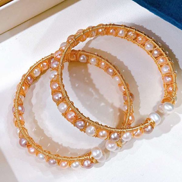 aiyanishi 14k gold filled hand made white pink freshwater pearl wire strings adjustable bracelet vintage style bangle pearls, Black
aiyanishi 14k gold filled hand made white pink freshwater pearl wire strings adjustable bracelet vintage style bangle pearls, Black