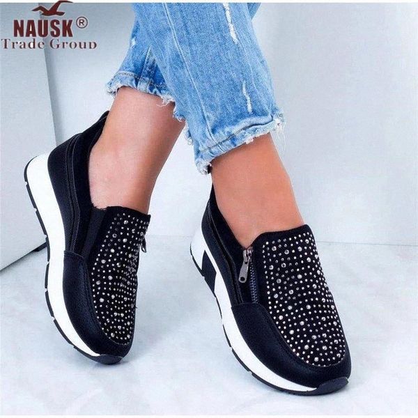 nausk women's crystal loafers woman causal vulcanized shoes female zip platform sneakers women fashion sewing shoes plus size #dn3a
nausk women's crystal loafers woman causal vulcanized shoes female zip platform sneakers women fashion sewing shoes plus size #dn3a