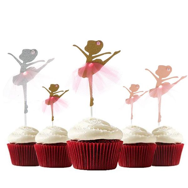 2pcs/pack cake ers cupcake er gold glitter dancing girl ballerina cupcake ers cake picks wedding party decoration
2pcs/pack cake ers cupcake er gold glitter dancing girl ballerina cupcake ers cake picks wedding party decoration
