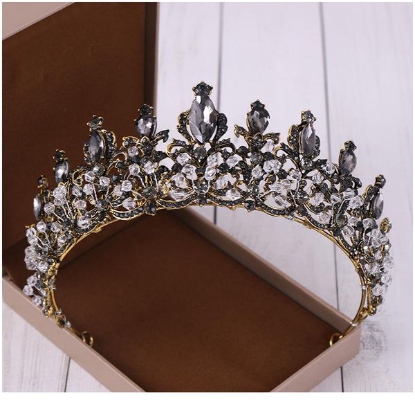 new wedding crown hair accessories large gold crown baroque rhinestone crystal crown bridal hair accessories tiara q sqcrph, Slivery;golden
new wedding crown hair accessories large gold crown baroque rhinestone crystal crown bridal hair accessories tiara q sqcrph, Slivery;golden