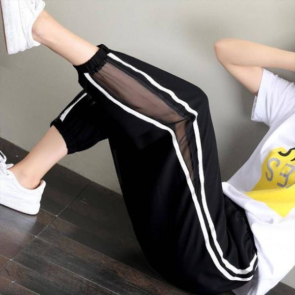 plus size 4xl ankle length pants joggers women lace spliced harem pants solid black harajuku streetwear elastic high waist, Black;white
plus size 4xl ankle length pants joggers women lace spliced harem pants solid black harajuku streetwear elastic high waist, Black;white