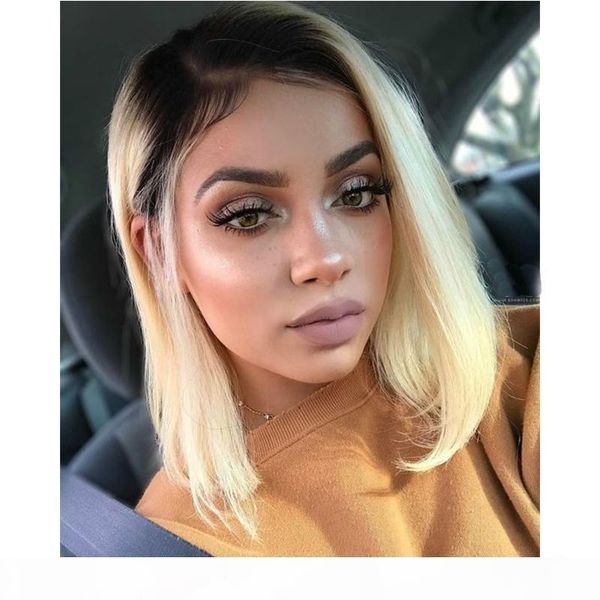 bob straight blonde full lace wigs with dark root 1b 613 brazilian lace front wigs short straight human hair wigs with baby hair on sale, Black;brown
bob straight blonde full lace wigs with dark root 1b 613 brazilian lace front wigs short straight human hair wigs with baby hair on sale, Black;brown