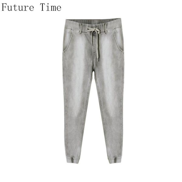 women's jeans gray big size casual women drawstring low waist elastic bottom hem pencil pants full length plus female nz233, Blue
women's jeans gray big size casual women drawstring low waist elastic bottom hem pencil pants full length plus female nz233, Blue
