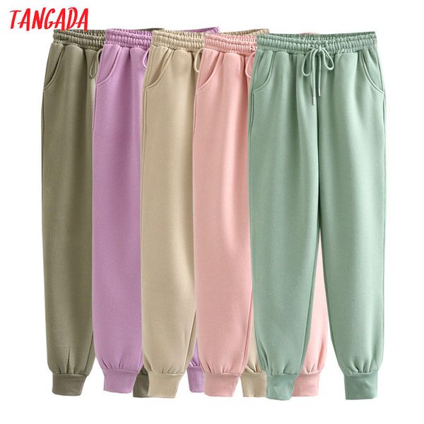 tangada autumn winter women thick fleece 100% cotton long pants warm big strethy waist trousers 6l16 201106, Black;white
tangada autumn winter women thick fleece 100% cotton long pants warm big strethy waist trousers 6l16 201106, Black;white