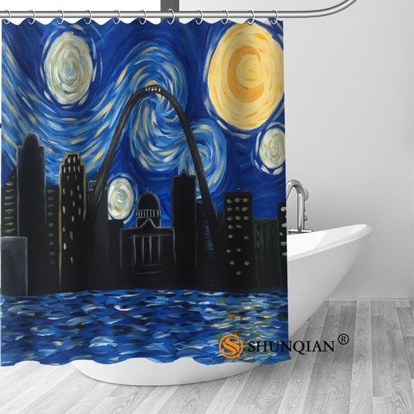 custom vangogh starry nigh modern shower curtain bathroom waterproof polyester fabric printing bathroom curtain with hook
custom vangogh starry nigh modern shower curtain bathroom waterproof polyester fabric printing bathroom curtain with hook