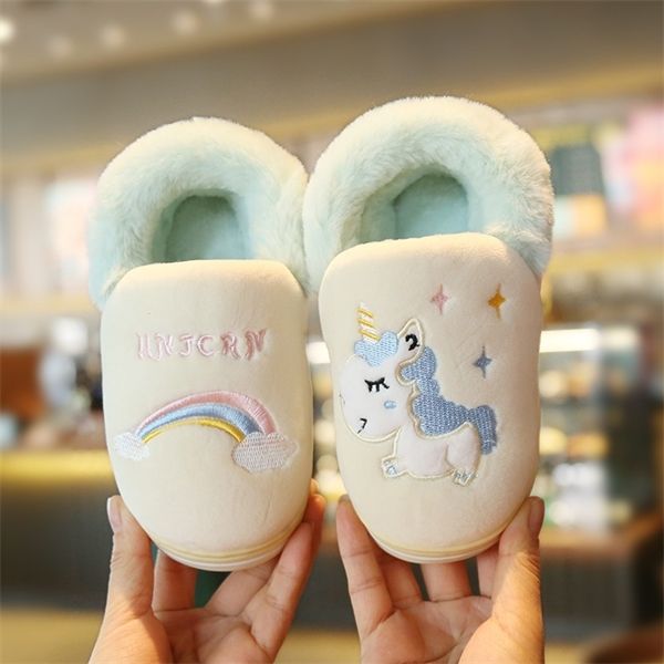 2020 new winter children unicorn non-slip soft girls home kids boys cartoon slippers indoor floor shoes c1002
2020 new winter children unicorn non-slip soft girls home kids boys cartoon slippers indoor floor shoes c1002