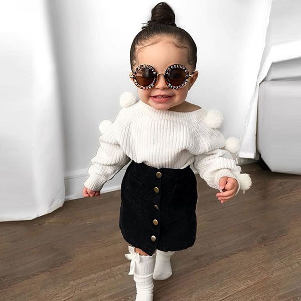 fashion toddler baby kid girls clothes set cute pom pom sweaters + skirts autumn winter outfits kid girls costumes y200325, White
fashion toddler baby kid girls clothes set cute pom pom sweaters + skirts autumn winter outfits kid girls costumes y200325, White