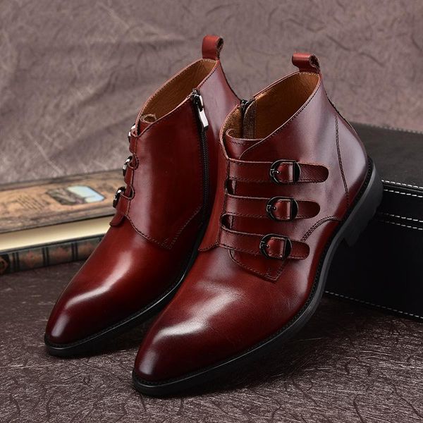 ankle men boots men cowhide boots botas hombre black brown work shoes bota masculina style leather make pointed toe cow leather
ankle men boots men cowhide boots botas hombre black brown work shoes bota masculina style leather make pointed toe cow leather