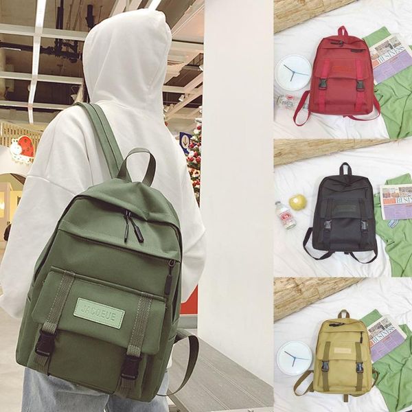 backpack women's canvas school bags travel backpack bag solid color school bags for teenage college #ew
backpack women's canvas school bags travel backpack bag solid color school bags for teenage college #ew
