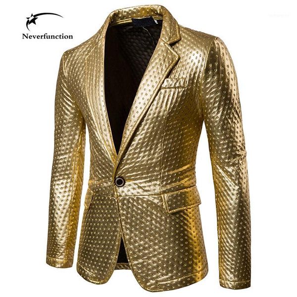 gold silver black coated shiny men dot embossing blazer winter thick fashion night club stage performances wedding dress coat1, White;black
gold silver black coated shiny men dot embossing blazer winter thick fashion night club stage performances wedding dress coat1, White;black