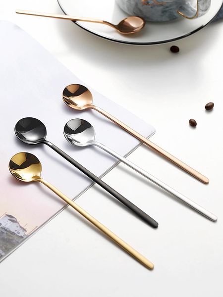 fashion small spoon golden stainless steel round coffee spoon yogurt ice cream dessert long handled kitchen tableware1
fashion small spoon golden stainless steel round coffee spoon yogurt ice cream dessert long handled kitchen tableware1