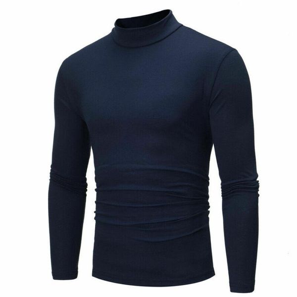 men autumn roll neck long sleeve turlenck basic cotton t-shirt berets, Blue;gray
men autumn roll neck long sleeve turlenck basic cotton t-shirt berets, Blue;gray