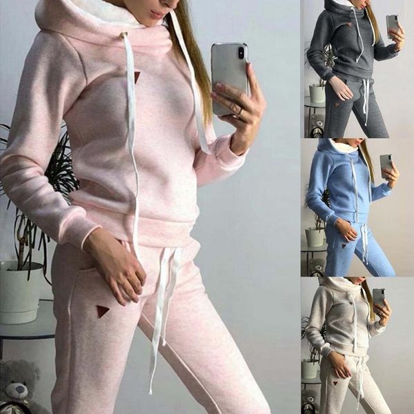 tracksuit women winter 2 piece set sweatshirt workout gym sportwear 2019 autumn hooded sets sport hoodies casual jogger, Gray
tracksuit women winter 2 piece set sweatshirt workout gym sportwear 2019 autumn hooded sets sport hoodies casual jogger, Gray