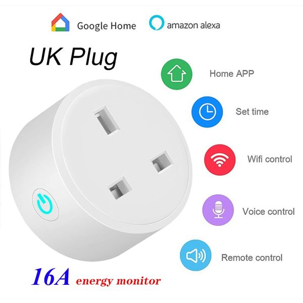 original 16a uk wireless wifi smart socket power plug with power meter remote control alexa phones app remote control by ios android
original 16a uk wireless wifi smart socket power plug with power meter remote control alexa phones app remote control by ios android