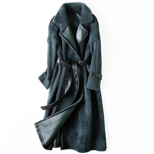 women's fur & faux autumn winter jacket women clothes 2021 korean real coat sheepskin 100% wool sheep shearling zt15841, Black
women's fur & faux autumn winter jacket women clothes 2021 korean real coat sheepskin 100% wool sheep shearling zt15841, Black
