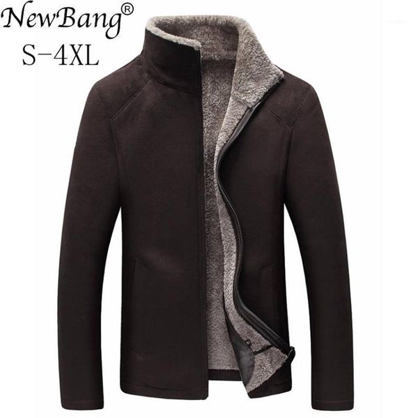 newbang brand men winter leather jacket brown leather jacket big size faux fur lined coats winter faux 2 colors1, Black
newbang brand men winter leather jacket brown leather jacket big size faux fur lined coats winter faux 2 colors1, Black