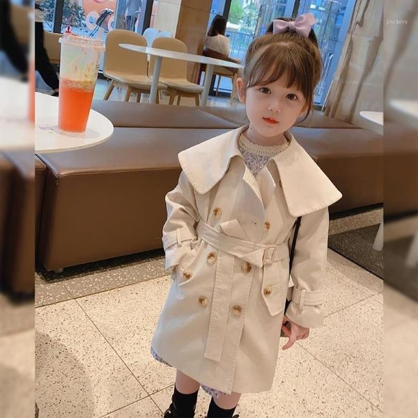 girls windbreaker jacket autumn spring children's fashion mid-length kids belt slim double breasted princess coats1, Blue;gray
girls windbreaker jacket autumn spring children's fashion mid-length kids belt slim double breasted princess coats1, Blue;gray