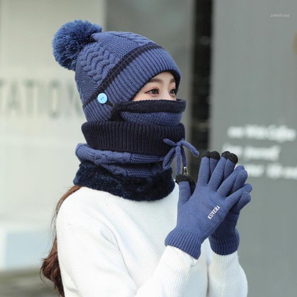 4pcs women winter neck warm scarf set hat knit touch screen mittens winter warm suit1, Black
4pcs women winter neck warm scarf set hat knit touch screen mittens winter warm suit1, Black