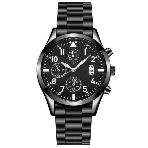 band popular watch men's calendar steel multi function luminous fashion leisure men's quartz watch, Slivery;brown
band popular watch men's calendar steel multi function luminous fashion leisure men's quartz watch, Slivery;brown