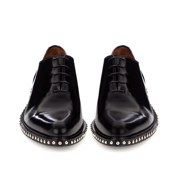 men spring shoes hand-made genuine cow leather rivets lace up casual shoes cat walk fashion dress, Black
men spring shoes hand-made genuine cow leather rivets lace up casual shoes cat walk fashion dress, Black