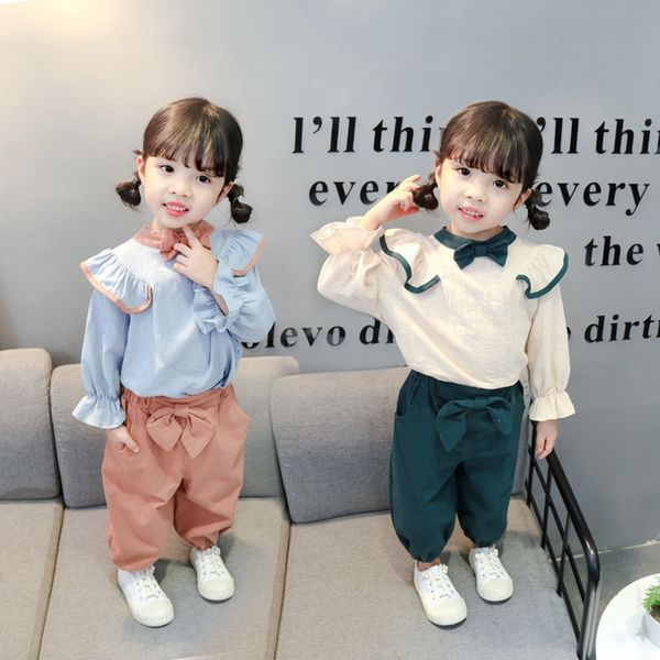 baby girls princess clothes set 2020 autumn kids children infants long sleeve ruffle bow blouse +long pants 2pcs suit s11111 1021, White
baby girls princess clothes set 2020 autumn kids children infants long sleeve ruffle bow blouse +long pants 2pcs suit s11111 1021, White