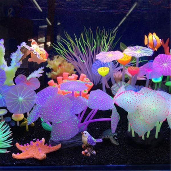 decorations 11 leaves silicone glowing artificial fish tank aquarium coral plants underwater ornament decor accessories
decorations 11 leaves silicone glowing artificial fish tank aquarium coral plants underwater ornament decor accessories