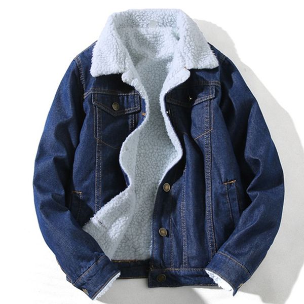 winter wool warm men single breasted fleece denim jackets man slim fit fur collar lovers thick denim jeans cowboy coats 1027, Black;brown
winter wool warm men single breasted fleece denim jackets man slim fit fur collar lovers thick denim jeans cowboy coats 1027, Black;brown