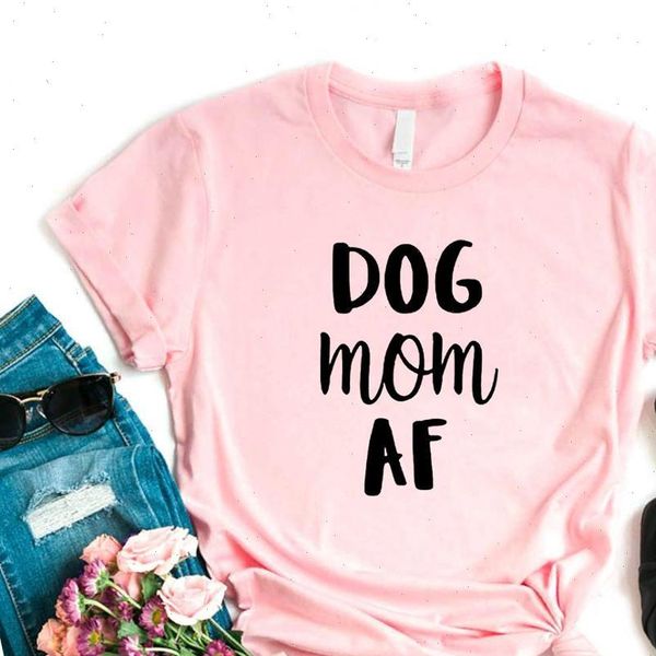 dog mom af print women tshirt cotton funny t shirt for lady yong girl street tee 6 colors mf 21, White
dog mom af print women tshirt cotton funny t shirt for lady yong girl street tee 6 colors mf 21, White