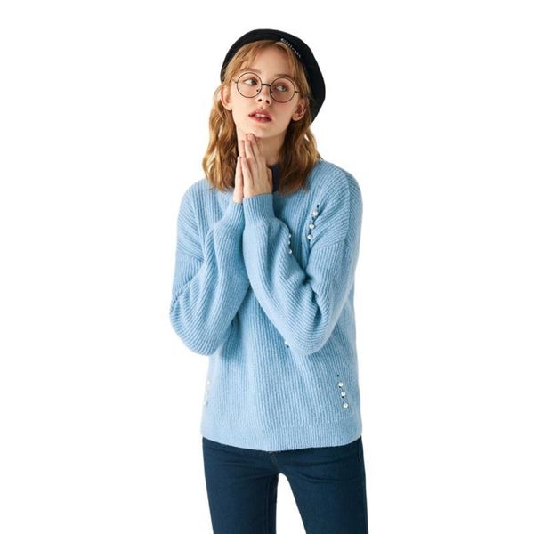 wooden earmuffs sweater women 2021 winter new loose round neck pullover lantern sleeves knit hollow sweater 100% wool woman, White;black
wooden earmuffs sweater women 2021 winter new loose round neck pullover lantern sleeves knit hollow sweater 100% wool woman, White;black
