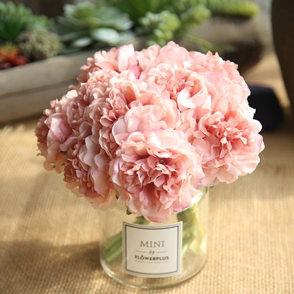 5 heads peony silk artificial for home decoration wedding fake bouquet bridal hydrangea decorative dried flower
5 heads peony silk artificial for home decoration wedding fake bouquet bridal hydrangea decorative dried flower