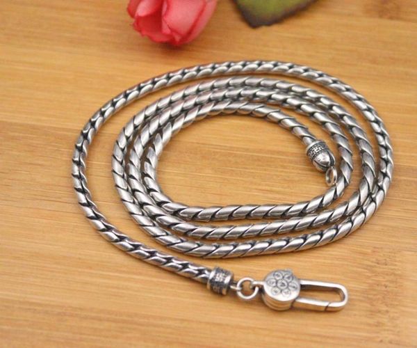 pure 925 sterling silver necklace width 3.3mm twisty pattern link chain length 23.62"l about 40g for woman man
pure 925 sterling silver necklace width 3.3mm twisty pattern link chain length 23.62"l about 40g for woman man