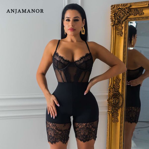 anjamanor black lace mesh sheer bodycon jumpsuit one piece women clothes fall outfits clubwear party romper playsuit d30ac3 t200704, Black;white
anjamanor black lace mesh sheer bodycon jumpsuit one piece women clothes fall outfits clubwear party romper playsuit d30ac3 t200704, Black;white