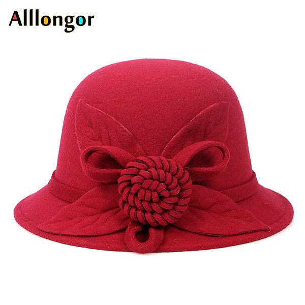 2020 осень зима котелке женщин элегантный цветочный сомбреро mujer fedora hat формальные урожай шерсть войлок bowler bucket hat red
2020 осень зима котелке женщин элегантный цветочный сомбреро mujer fedora hat формальные урожай шерсть войлок bowler bucket hat red