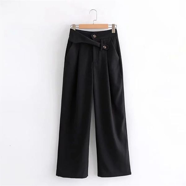 new women 2021 fashion simplicity elegant sense of design trousers female solid color commute loose pa, Black;white
new women 2021 fashion simplicity elegant sense of design trousers female solid color commute loose pa, Black;white