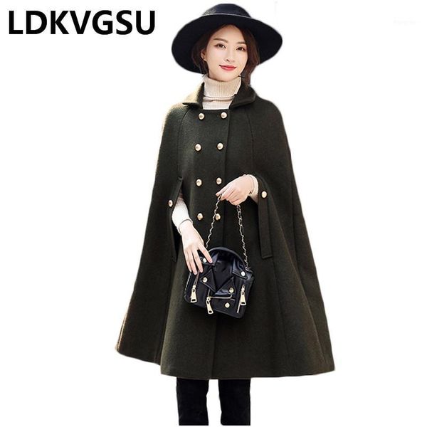 temperament autumn winter woolen cloak jacket women clothing plus size fashion long cape poncho coat women elegant casacos1, Black
temperament autumn winter woolen cloak jacket women clothing plus size fashion long cape poncho coat women elegant casacos1, Black