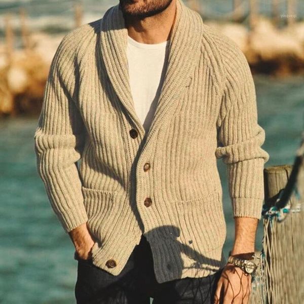 sweater men wool turn-down collar cardigan botton thick warm men clothing pocket solid jacket england style long sleeve coat1, White;black
sweater men wool turn-down collar cardigan botton thick warm men clothing pocket solid jacket england style long sleeve coat1, White;black