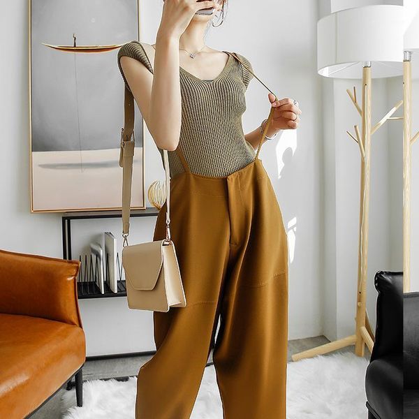 women's pants & capris 2021 summer and autumn women's cropped casual straps split micro elastic vertical cut high waist banana har, Black;white
women's pants & capris 2021 summer and autumn women's cropped casual straps split micro elastic vertical cut high waist banana har, Black;white