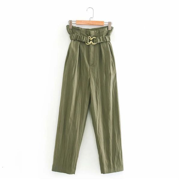 2021 new women fashion with elastic metal buckled belt high-waist trousers vintage creased-effect zipper fly chic pants 174d, Black;white
2021 new women fashion with elastic metal buckled belt high-waist trousers vintage creased-effect zipper fly chic pants 174d, Black;white