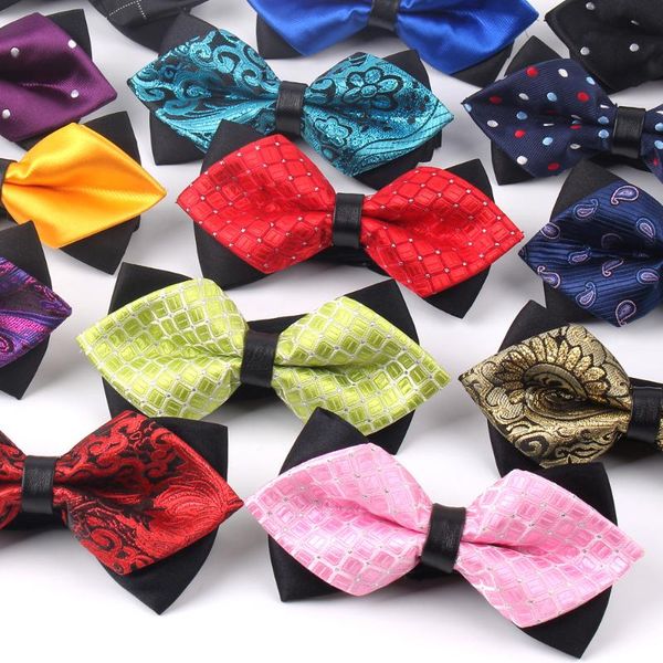 bow tie high-grade men's suit business banquet wedding korean classic casual jacquard double polyester bowtie gifts 2020, Blue;purple
bow tie high-grade men's suit business banquet wedding korean classic casual jacquard double polyester bowtie gifts 2020, Blue;purple