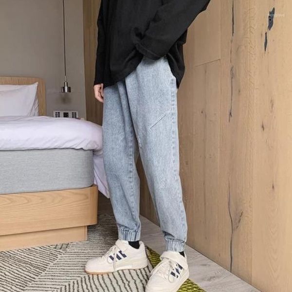 men's jeans 2020 autumn and winter new solid color waist ankle pants young people personality fashion trend men's clothing1, Blue
men's jeans 2020 autumn and winter new solid color waist ankle pants young people personality fashion trend men's clothing1, Blue