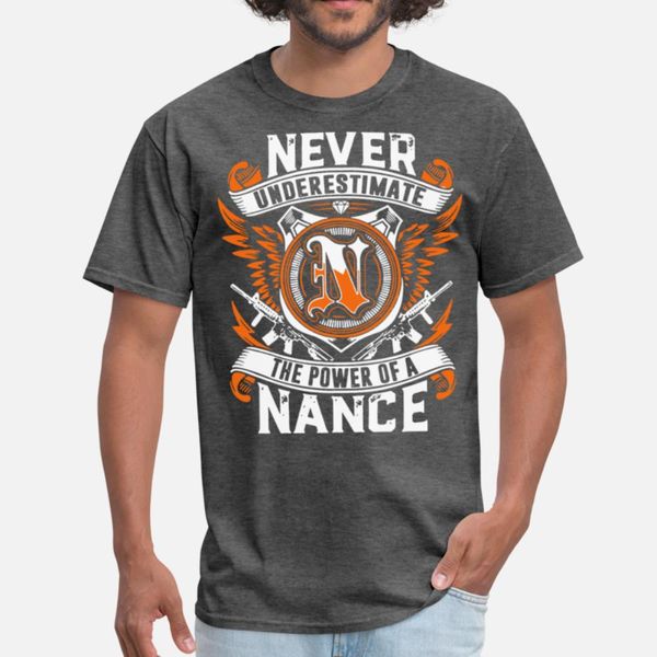 never underestimate the power of a nance gun t shirt humor anime design tracksuit hoodie sweatshirt